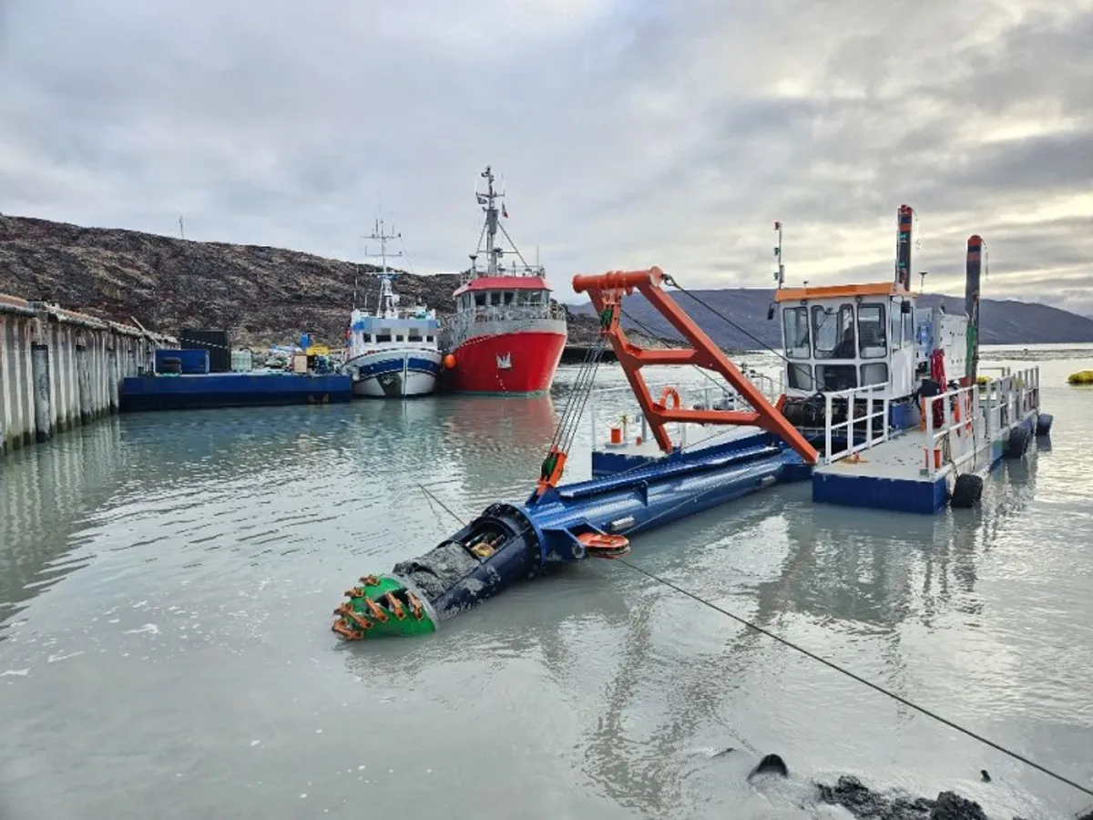 Baggeraarschip te koop