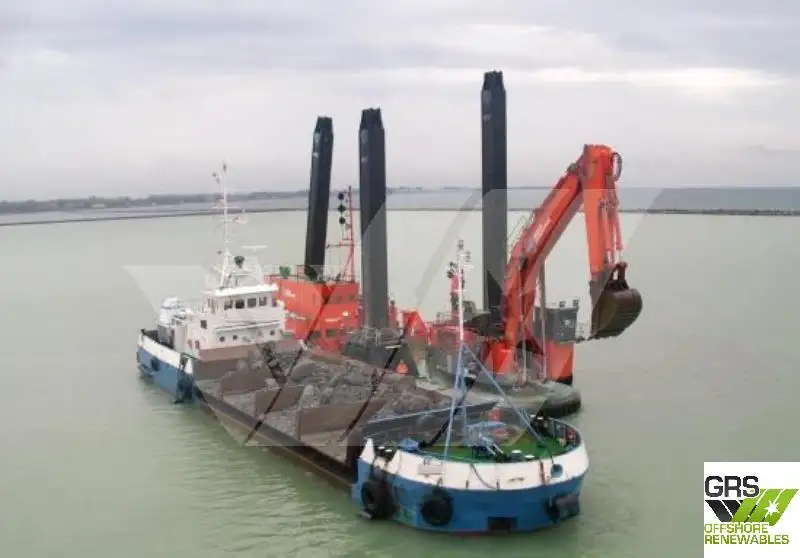 Baggeraarschip te koop
