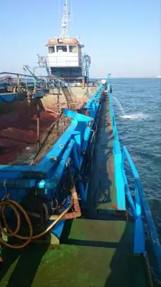 Baggeraarschip te koop
