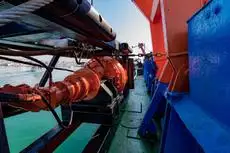 Baggeraarschip te koop