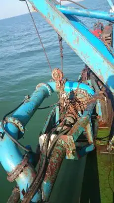 Baggeraarschip te koop