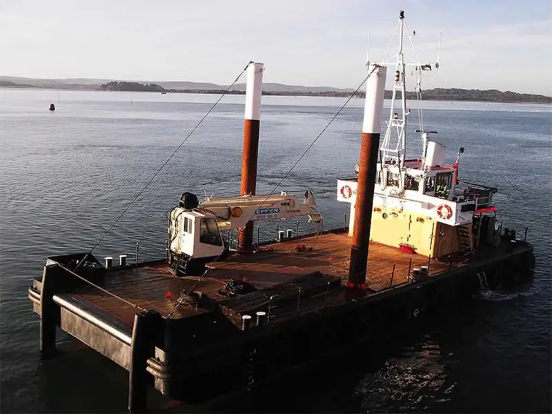 Baggeraarschip te koop