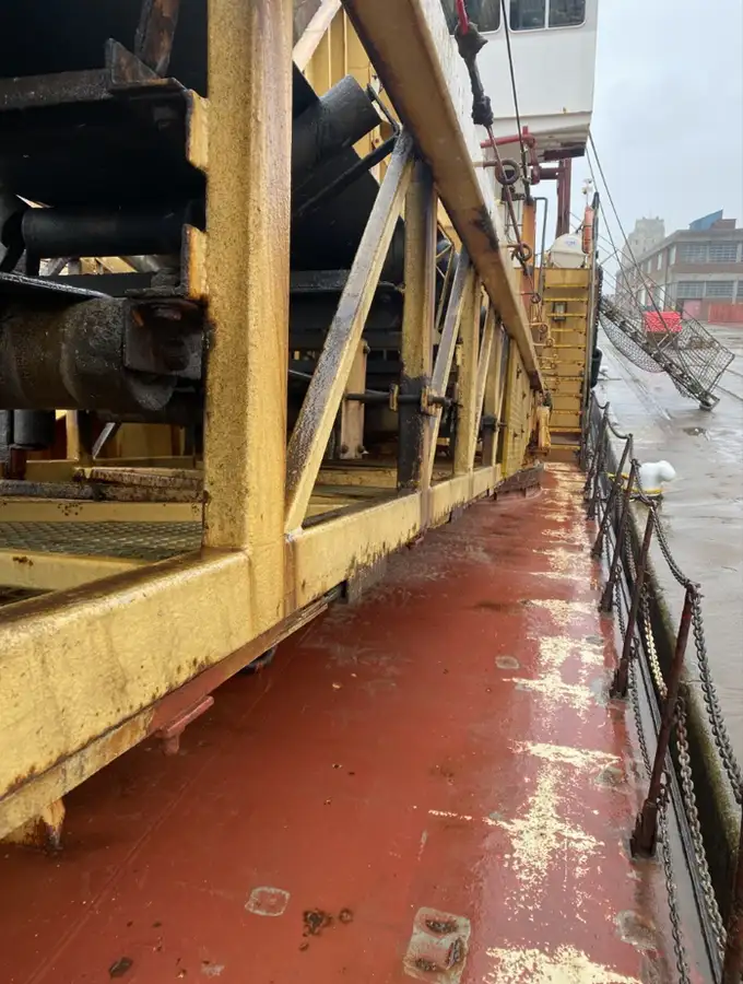 Baggeraarschip te koop