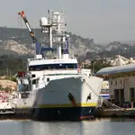 Containerschip te koop