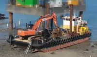 Baggeraarschip te koop
