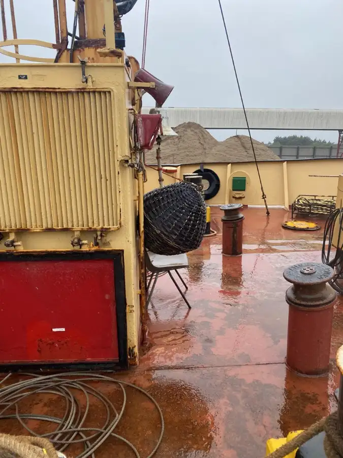 Baggeraarschip te koop