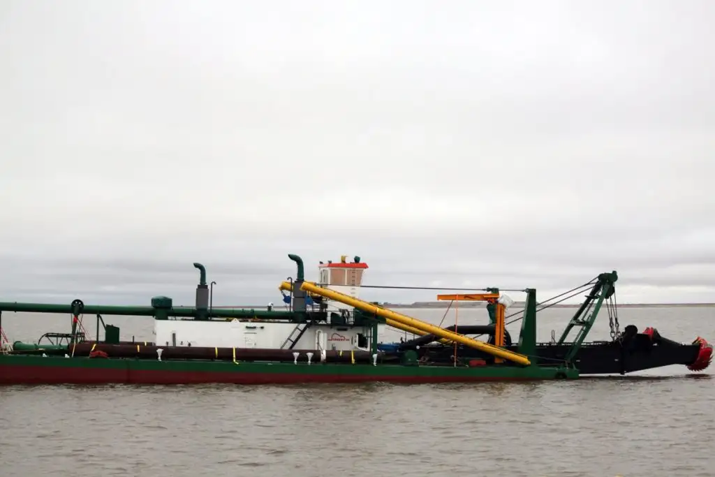 Baggeraarschip te koop
