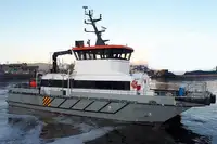 Wind farm service vessel Te koop