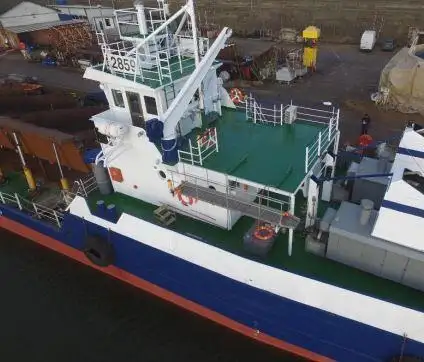 Baggeraarschip te koop