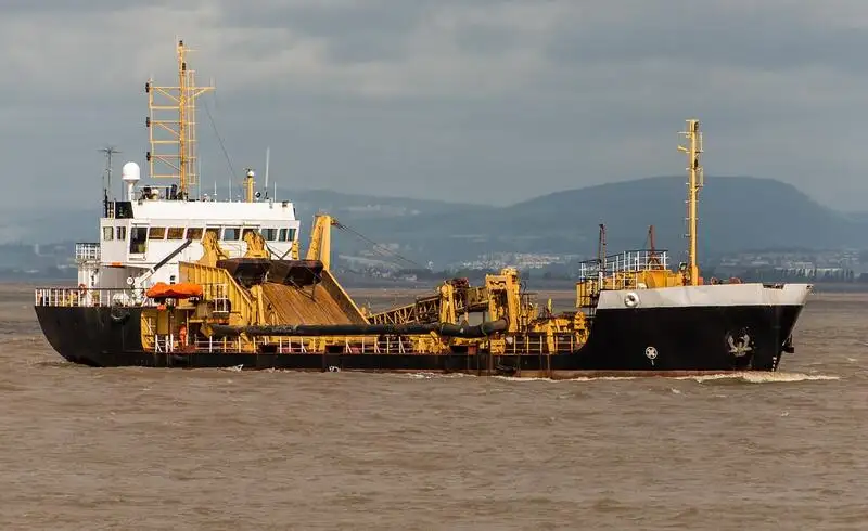 Baggeraarschip te koop