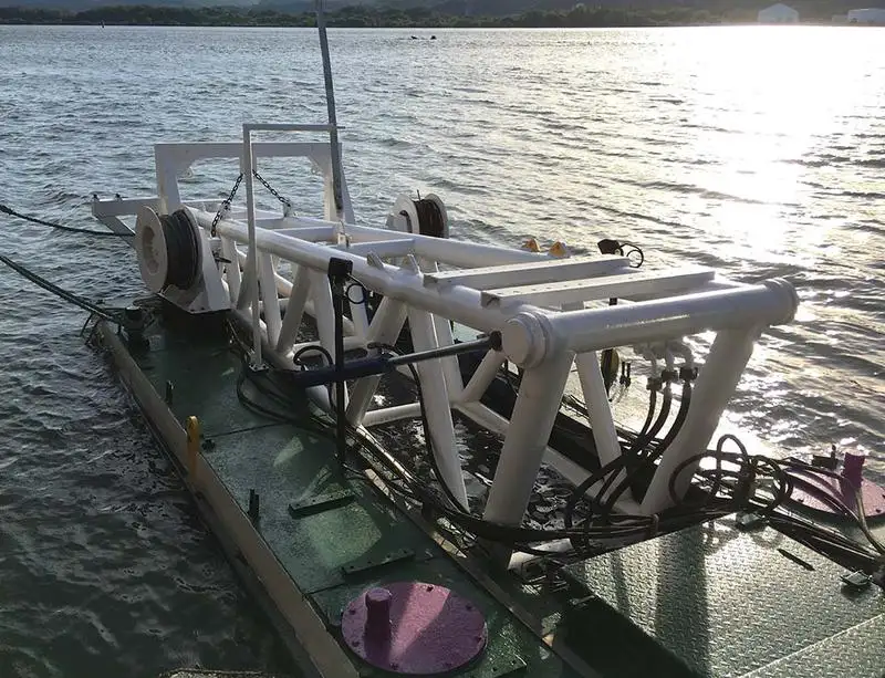 Baggeraarschip te koop