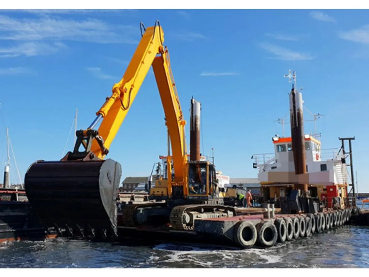 Baggeraarschip te koop