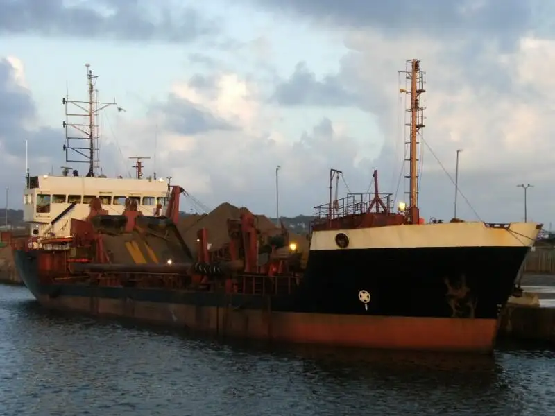 Baggeraarschip te koop