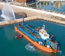 Baggeraarschip te koop