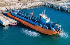Baggeraarschip te koop