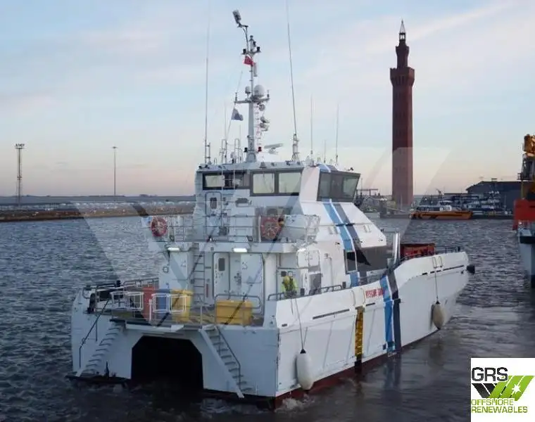 Servicevaartuig voor windparken te koop