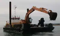 Baggeraarschip te koop