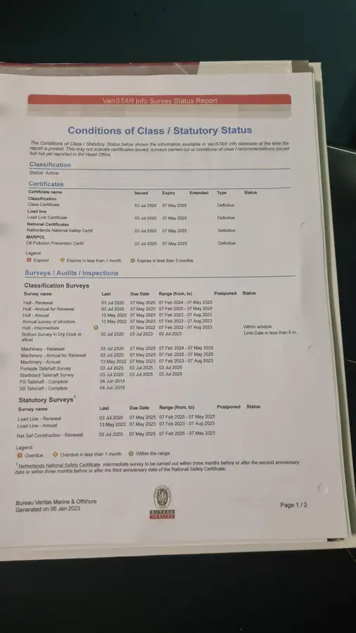 Bevoorradingsschip te koop