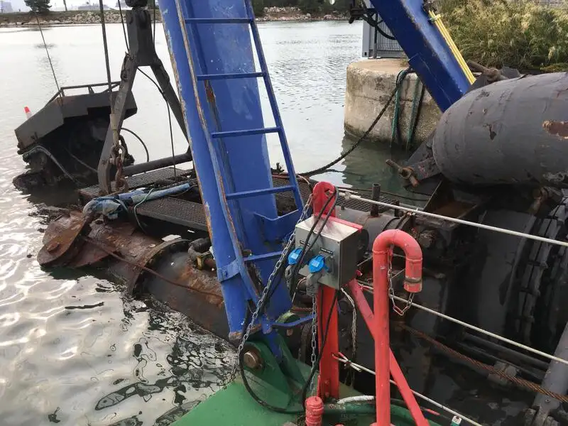 Baggeraarschip te koop