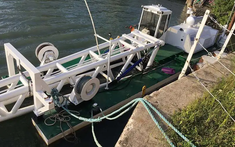 Baggeraarschip te koop