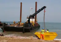 Baggeraarschip te koop