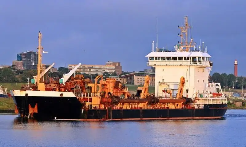 Baggeraarschip te koop