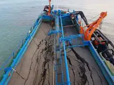Baggeraarschip te koop