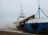 Baggeraarschip te koop