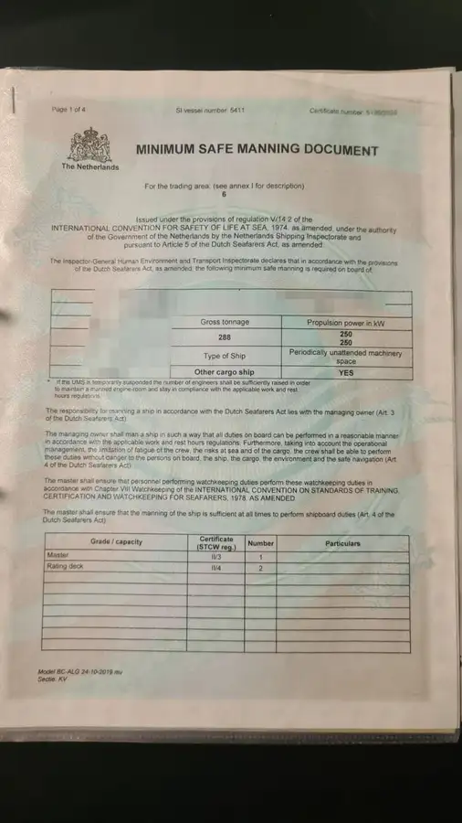 Bevoorradingsschip te koop