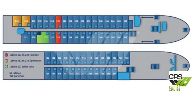 Passagiersschip te koop