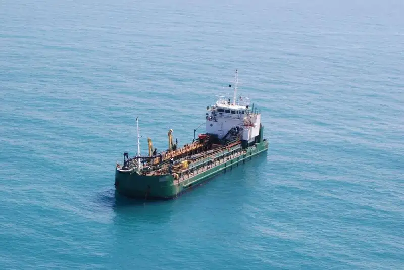 Baggeraarschip te koop