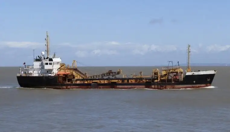 Baggeraarschip te koop