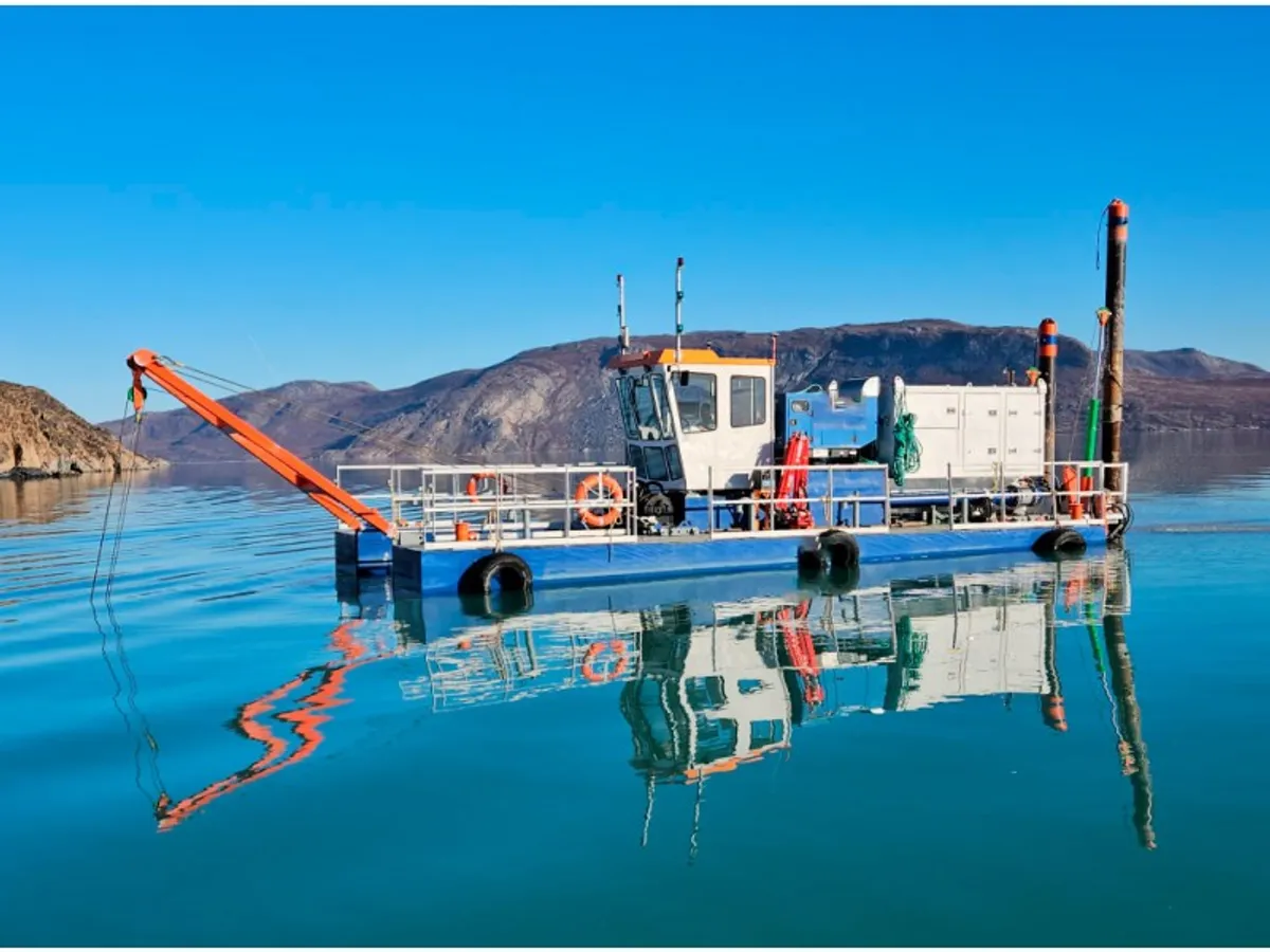 Baggeraarschip te koop
