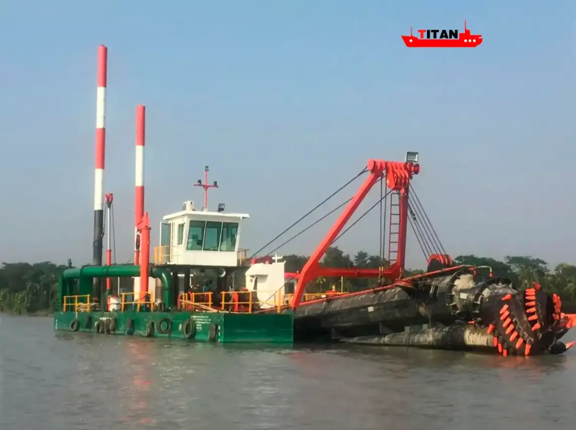 Baggeraarschip te koop