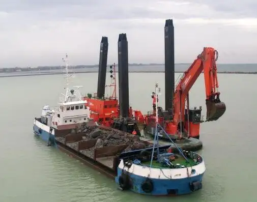 Baggeraarschip te koop