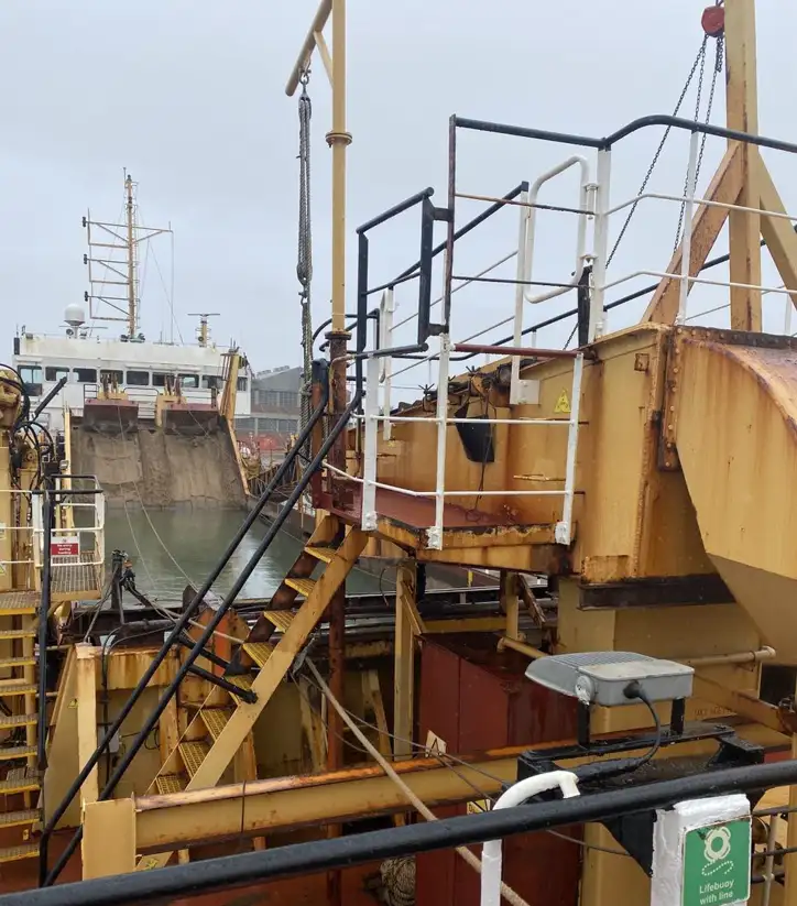 Baggeraarschip te koop