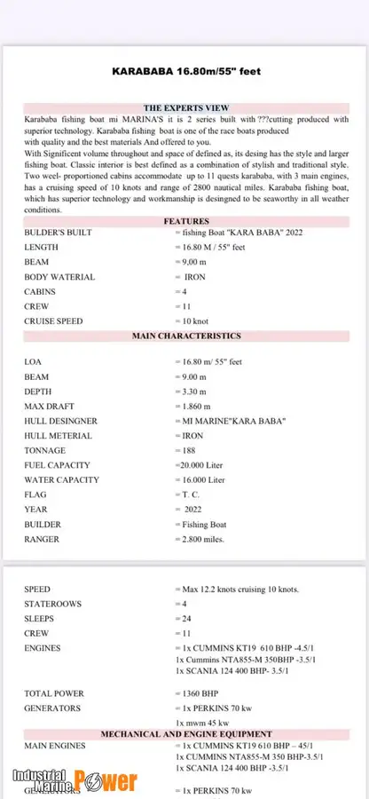 Visserij Trawler Te koop